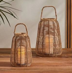 Handmade Iron Rattan Candle Holder <b>Lanterns</b> Hot Trend Casual Style for Luxury Rustic <b>Vintage</b> Decor for Living Room & Hotel - Product Image 1