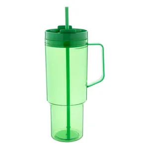 Gobelets écologiques en plastique recyclé RPET Repetus, gadgets pour boissons - Product Image 3
