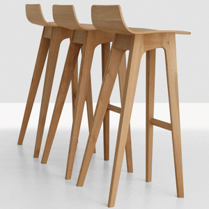 Customized High Quality Modern Teak <b>Wood</b> <b>Bar</b> Chair for Indoor-Outdoor Strong Stylish for Home Hotel Dining Mall Furniture - Product Image 6