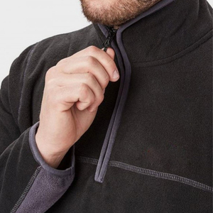 Vestes en polaire pour hommes en coton polyester teinté dans la plaine vêtements d'extérieur chauds et confortables pour l'automne, l'hiver et les vêtements d'extérieur - Product Image 3