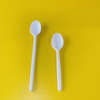Les plus épuisés 2025 Usine 15cm/21cm Cuillères jetables en plastique pour restaurant de fête Restauration rapide À emporter Jetable Prix bon marché