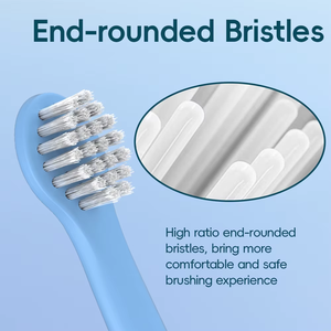 Ultra Gentle 4-Piece Set of Soft Nylon Bristle Electric <b>Toothbrush</b> <b>Heads</b> 1-Year Warranty for Children Household Use for Hotels - Product Image 4