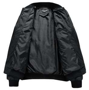 Chaqueta Bomber Cortavientos Acolchada de Poliéster con Relleno de Algodón para Hombre, Cuello Alto Elástico de Lona, Cremallera de Invierno, Transpirable, para Exteriores, OEM - Product Image 5