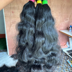Extensiones de cabello indio Remy Virgen sin procesar a precio al por mayor cabello humano sedoso delgado de un solo estiramiento - Product Image 1