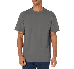 OEM haute qualité hommes 100% coton à manches courtes lourd col rond T-shirt pour hommes DDP expédition - Product Image 5