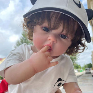 NPK 55cm jouet de noël pour enfant, princesse Reborn, poupée réaliste en Silicone - Product Image 1