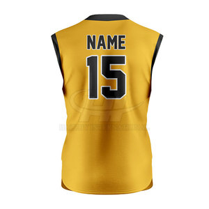 Maillot de softball sans manches haute performance, écologique, 100 % polyester, col en V, personnalisable pour les matchs et les entraînements - Product Image 4