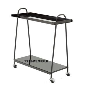Home Decorative Metal <b>Trolley</b> Excellent Quality Designer Latest Arrival Serving Cart Customized Shape New Food Serving <b>Trolley</b> - Product Image 5