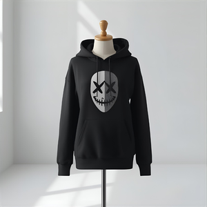 Sudadera con capucha estampada Obito Mask | Sudadera pulóver inspirada en Anime para hombres y mujeres bordado de estampado personalizado aceptar - Product Image 4