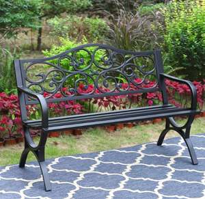 Venta al por mayor de metal decorativo tradicional jardín al aire libre Banco para la decoración del hogar y la decoración del jardín - Product Image 2