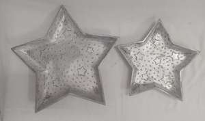 Juego de Bandejas Decorativas de Metal en Forma de Estrella Hechas a Mano, Plato de Servir Decorativo para Decoración del Hogar y Fiestas al Mejor Precio - Product Image 6
