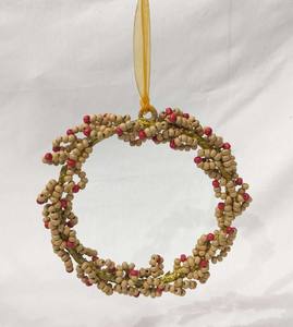 Adornos Navideños de Metal/Vidrio con Cuentas Enrolladas a Mano, Duraderos, Estrella, Color y Tamaño Personalizados, Precio de Fábrica al por Mayor, Árbol de Navidad - Product Image 1