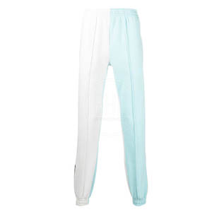 Pantalon de survêtement taille moyenne pour hommes personnalisable couleur unie coupe ample en coton style décontracté avec taille élastique pantalon d'hiver teint en plaine - Product Image 1