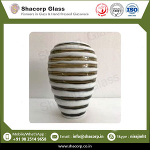 Indian Manufacturer New Design <b>Glass</b> Vase with Double Layer - Product Image 2