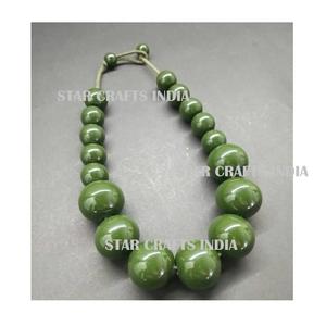 Atractivo Collar chapado en plata de 3 capas estilo étnico collar indio fabricante de joyas en India joyería de acero inoxidable - Product Image 3