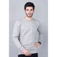 Sweat-shirt en tricot personnalisé avec logo LEVI Friends pour homme, 100% coton, motif uni, anti-boulochage, impression sérigraphique