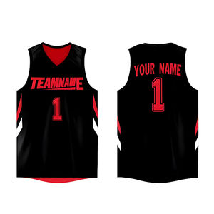 ชุดกีฬาบาสเก็ตบอลประสิทธิภาพสูงสำหรับนักกีฬาเสื้อเจอร์ซี่พิมพ์โลโก้ตามสั่ง - Product Image 1