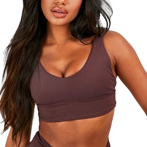 Soutien-gorge de sport à une épaule à maintien élevé 2026 pour femmes, respirant, pour la salle de sport et le yoga, ajustement serré, soutien-gorge de sport avec OEM - Product Image 1