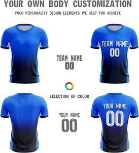 Service OEM méthode d'impression par sublimation unisexe maillot de football chemise haute qualité vêtements de sport broderie logo maillot de football chemise - Product Image 5