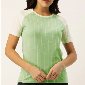 Camisetas de Color sólido con logotipo personalizado para mujer, ropa de gran tamaño, lisa y ligera - Product Image 2