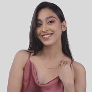 Colgante y Amuleto Minimalista de Hoja en Oro Rosa y Plata 925 - Product Image 1