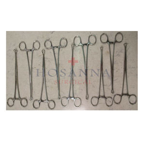 Juego de Instrumentos Quirúrgicos Manuales de Acero Inoxidable Babcock para Pinzas de Agarre de Tejido Intestinal, Certificado CE Clase I 1 - Product Image 1