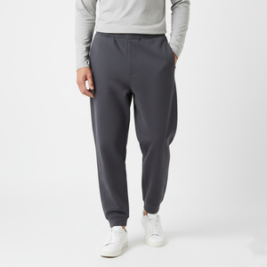 Men's Casual Jogger Sports <b>Baggy</b> Sweatpants Loose Waffle Track <b>Trousers</b> Elastic Flat 100% Polyester Heavyweight - Product Image 3