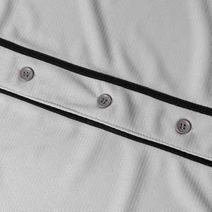 Camiseta de Béisbol, Último Diseño, Venta al Por Mayor, Lisa, a la Moda, 100% Poliéster, Transpirable, Manga Corta, Precio Bajo para Hombre - Product Image 6