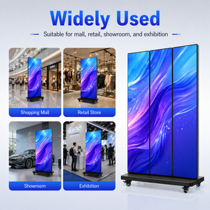Schermo <span class=keywords><strong>LED</strong></span> P1.86 per Poster, Display Digitale Portatile per Interni, per Pubblicità in Negozi al Dettaglio - Product Image 6