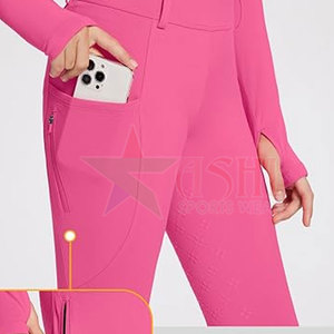 Leggings d'équitation pour femmes, coupe régulière, avec grip intégral, pantalon d'équitation personnalisé, jodhpur imperméable et coupe-vent - Product Image 4