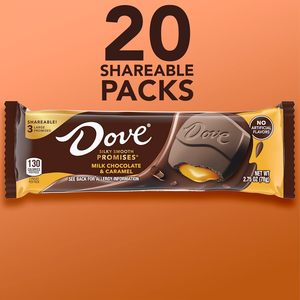 DOVE PROMISES Chocolate Large Promises, Milk Chocolate Caramel Candy, 2.75oz <b>Bars</b> (Candy Bulk Pack of 20) - Product Image 5