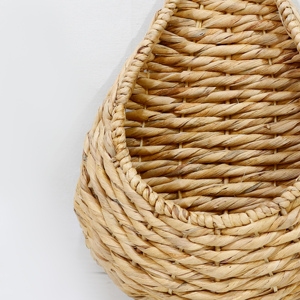 Artex Dong Thap Natural Water Hyacinth Pear Shape Woven <b>Wall</b> <b>Hanging</b> <b>Basket</b> for Fruit & Decor - Product Image 6