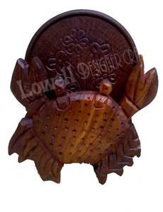 Thủ công hình con cá bằng gỗ thư hoặc khăn ăn chủ cho ăn uống hoặc văn phòng bảng sử dụng - Product Image 4