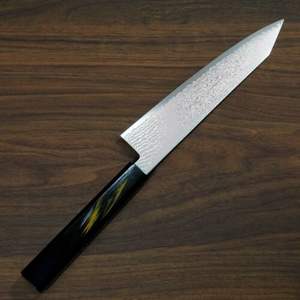 SCL haute qualité en cuir gaine Chef couteau à la main en acier damas Pakka manche en bois pour cuisine utilisation coupe de légumes Minimum - Product Image 5