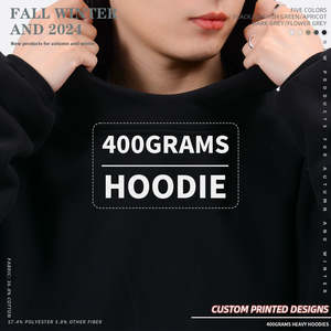 Sweats à capuche en coton de luxe 420 GSM Sweatshirts ultra doux et chauds pour l'hiver - Product Image 2