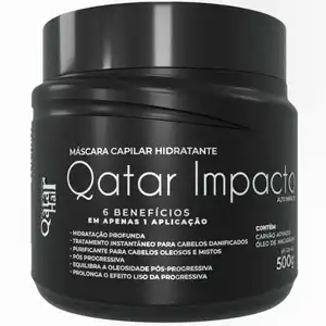 Qatar Impact Mask 500g - High Impact Hair Mask 6 in 1 Deep Hydration Instant Treatment Recovers and Restores fibers