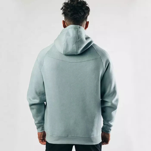 Hot Selling Men's Winter Pullover <b>Hoodies</b> 100% Cotton <b>Fleece</b> Quick Dry Custom Logo Print Breathable Sustainable Plus Sizes - Product Image 3