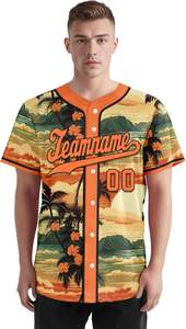 Meilleure vente d'uniforme de baseball personnalisable pour hommes avec logo respirant pour les équipes fabriqué au Pakistan - Product Image 2