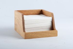 Porte-serviettes en bois élégant pour cuisine moderne table à manger maison bar café design fonctionnel durable - Product Image 4