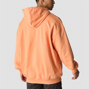 Sweat-shirt pull coupe surdimensionnée pour femme Sweat à capuche tendance en coton biologique avec cordons réglables propriétés anti-rides - Product Image 2