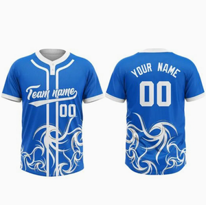 Venta directa de fábrica precio barato equipo de béisbol uniforme personalizado sublimación impresión béisbol Jersey uniforme - Product Image 3