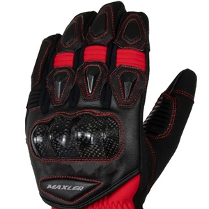 Distressed Leather Motorbike <b>Gloves</b> for Motorcyclist Street Bikers Cycling Motocross Riding Grip Protective Riding Gear <b>Gloves</b> - Product Image 4
