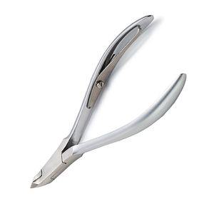 Pinza para cutículas de uñas de la mejor calidad, pinza para uñas de punta afilada de resorte Único Alemán de acero inoxidable para salón - Product Image 2