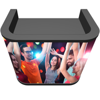 Mesa de DJ con Pantalla LED P2.5 a Todo Color, Resolución 8K, Brillo de 800CD, para Bares Nocturnos y Festivales de Música