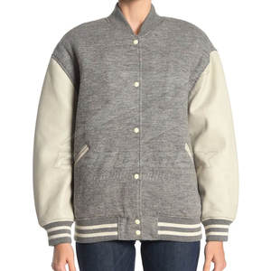 High Manufacturers Outdoor Women's Letterman Jacket Ropa informal transpirable Procesamiento terminado-Venta al por mayor - Product Image 1