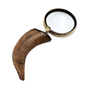 Premium & Stylish Customized <b>Glass</b> Item with Buffalo Cow Horn Handle <b>Magnifying</b> <b>Glass</b> Equipment OEM Support - Product Image 6