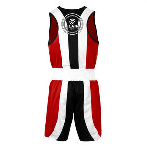 ชุดฝึกเล่นกีฬาคิกบ็อกซิ่งชุดเสื้อกล้ามชกมวยพิมพ์ลายดิจิทัลชุดเสื้อกล้ามนักสู้กางเกงขาสั้น - Product Image 2