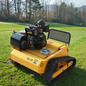 Tondeuse à gazon professionnelle industrielle à essence 4 temps, largeur de coupe 500 mm, robot télécommandé sur chenilles autopropulsé - Product Image 1