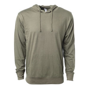 Sudadera con capucha teñida Comfortwash para hombre, Sudadera con capucha hilada con anillo de manga larga para hombre con bolsillos - Product Image 2