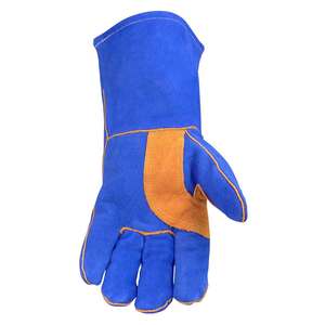 Gants de soudage en cuir de protection contre la chaleur, résistance à la chaleur, gants de sécurité personnalisés non rigides, imperméables, antidérapants, durables - Product Image 5